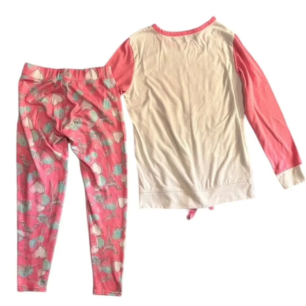 Justice Girls Size 8 Paris Pajamas